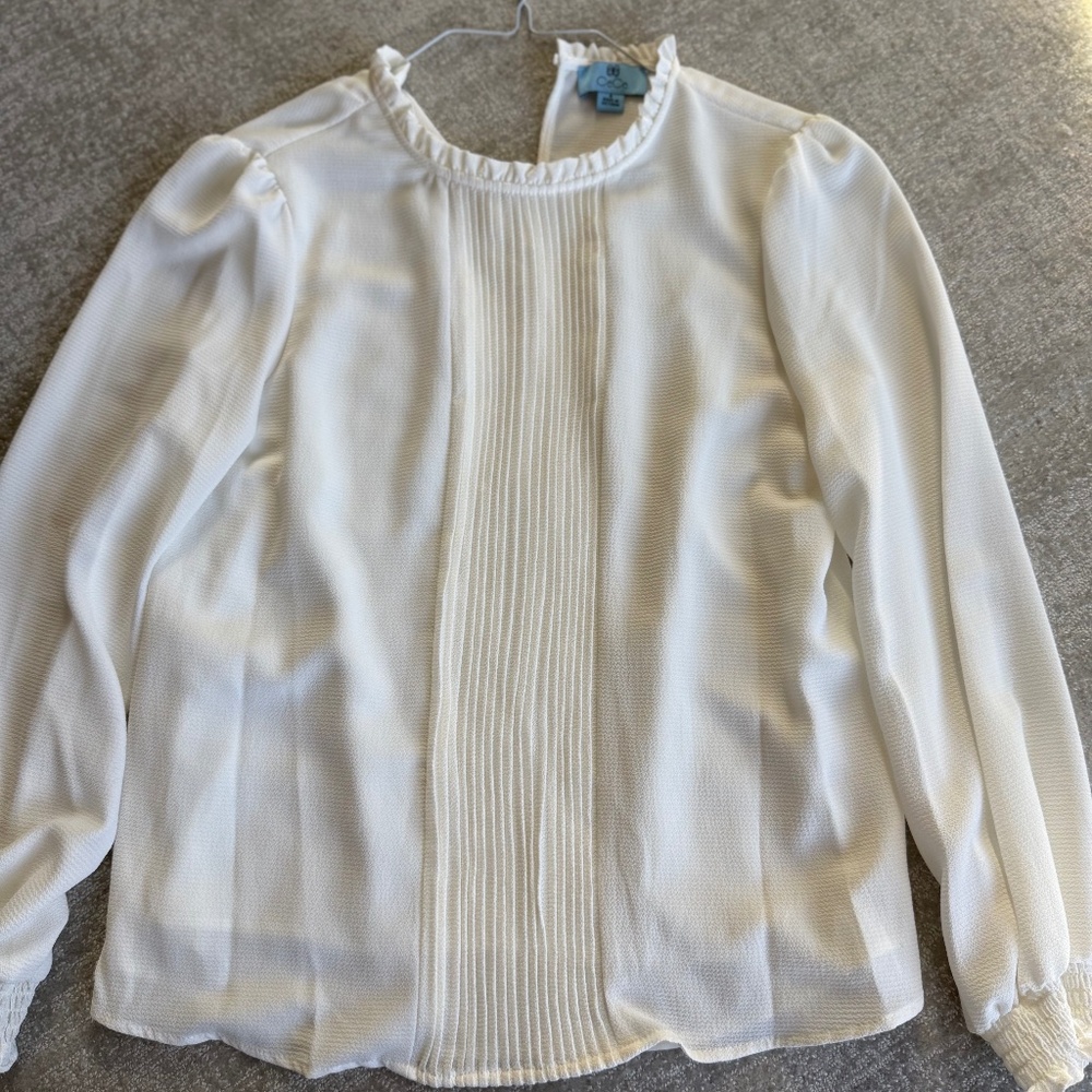 CeCe Long Sleeved Blouse